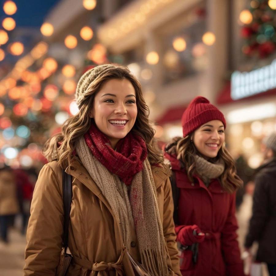 Festive Foot Traffic
