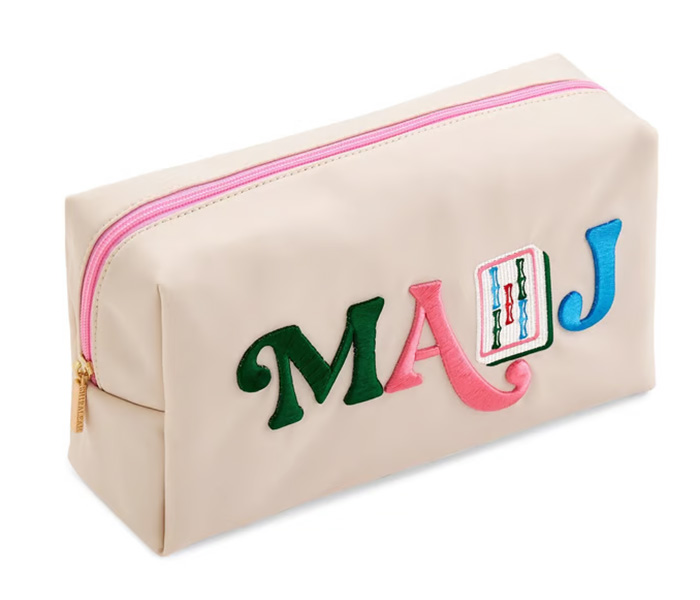"MAHJ" MAHJONG TILES ZIP POUCH